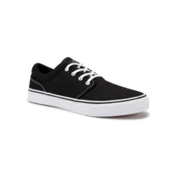 Chaussures Basses Skateboard-longboard Adulte VULCA 100 Noir Blanc