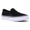Chaussures Basses Slip-On De Skateboard Adulte VULCA 500 Noire / Blanc -ProSportif Boutique chaussures basses slip on de skateboard adulte vulca 500 noire slash blanc