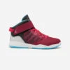 CHAUSSURES DE BASKETBALL ENFANT DEBUTANT - SE100 BORDEAUX -ProSportif Boutique chaussures de basketball easy pour garconslashfille debutante noir rouge se100