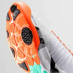 CHAUSSURES DE BASKETBALL HOMME/FEMME - SS500 GRIS ORANGE 15 CHAUSSURES DE BASKETBALL HOMME/FEMME - SS500 GRIS ORANGE -ProSportif Boutique chaussures de basketball homme shield 500 gris orange 3