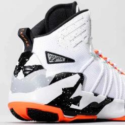 CHAUSSURES DE BASKETBALL HOMME/FEMME - SS500 GRIS ORANGE 16 CHAUSSURES DE BASKETBALL HOMME/FEMME - SS500 GRIS ORANGE -ProSportif Boutique chaussures de basketball homme shield 500 gris orange 4