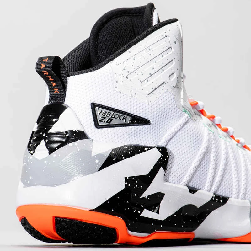 CHAUSSURES DE BASKETBALL HOMME/FEMME - SS500 GRIS ORANGE 7 CHAUSSURES DE BASKETBALL HOMME/FEMME - SS500 GRIS ORANGE – Image 5
