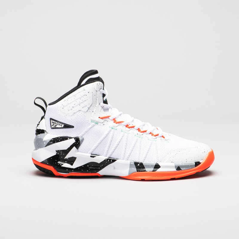 CHAUSSURES DE BASKETBALL HOMME/FEMME - SS500 GRIS ORANGE 3 CHAUSSURES DE BASKETBALL HOMME/FEMME - SS500 GRIS ORANGE