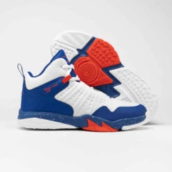 CHAUSSURES DE BASKETBALL ENFANT CONFIRME - SS500H BLANC BLEU ROUGE -ProSportif Boutique chaussures de basketball pour garconslashfille confirmee navy ss500h 3