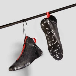 Chaussures De Boxe Anglaise 500 Noires, Légères Et Flexibles. -ProSportif Boutique chaussures de boxe anglaise 500 grises legeres et flexibles 4