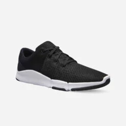 CHAUSSURES DE FITNESS HOMME 100 2.0 NOIR BLANC