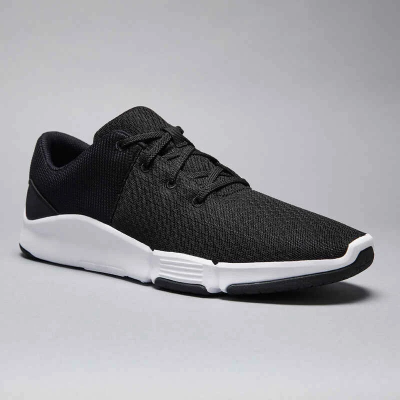 CHAUSSURES DE FITNESS HOMME 100 2.0 NOIR BLANC 11 CHAUSSURES DE FITNESS HOMME 100 2.0 NOIR BLANC â Image 9