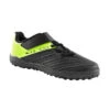 Kipsta CHAUSSURES DE FOOTBALL ENFANT A SCRATCH 100 EASY TURF TF NOIR ET JAUNE -ProSportif Boutique chaussures de football enfant a scratch 100 easy turf tf noir et jaune