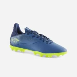 Kipsta CHAUSSURES DE FOOTBALL VIRALTO I MG BLEU JAUNE