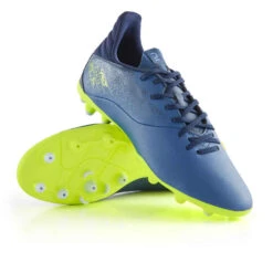 Kipsta CHAUSSURES DE FOOTBALL VIRALTO I MG BLEU JAUNE 15 Kipsta CHAUSSURES DE FOOTBALL VIRALTO I MG BLEU JAUNE -ProSportif Boutique chaussures de football viralto i mg bleu jaune 3