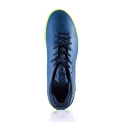 Kipsta CHAUSSURES DE FOOTBALL VIRALTO I TURF TF BLEU JAUNE -ProSportif Boutique chaussures de football viralto i turf tf noir et vert 6