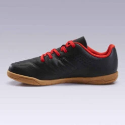 Kipsta Chaussures De Futsal Enfant 100 Noir Rouge -ProSportif Boutique chaussures de futsal enfant 100 noir rouge 4