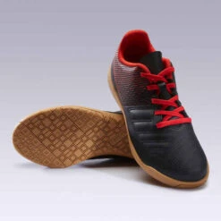 Kipsta Chaussures De Futsal Enfant 100 Noir Rouge -ProSportif Boutique chaussures de futsal enfant 100 noir rouge 8