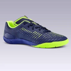 Kipsta Chaussures De Futsal GINKA 500 Bleu Foncé -ProSportif Boutique chaussures de futsal ginka 500 noir 7