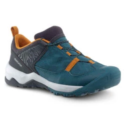 Quechua Chaussures De Randonnée Enfant à Laçage Rapide Crossrock Ocre Du 35 AU 38