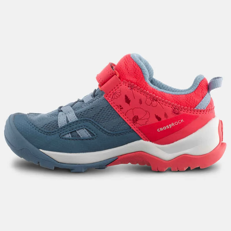 Quechua Chaussures De Randonnée Enfant à Scratch Crossrock Rose Bleue Du 24 AU 34 4 Quechua Chaussures De Randonnée Enfant à Scratch Crossrock Rose Bleue Du 24 AU 34 – Image 2
