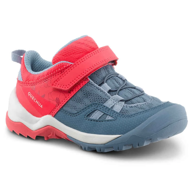 Quechua Chaussures De Randonnée Enfant à Scratch Crossrock Rose Bleue Du 24 AU 34 3 Quechua Chaussures De Randonnée Enfant à Scratch Crossrock Rose Bleue Du 24 AU 34