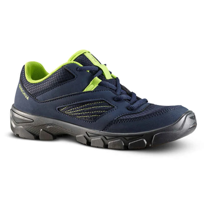 Quechua Chaussures De Randonnée Enfant Avec Lacets MH100 Bleu Du 35 AU 38 3 Quechua Chaussures De Randonnée Enfant Avec Lacets MH100 Bleu Du 35 AU 38