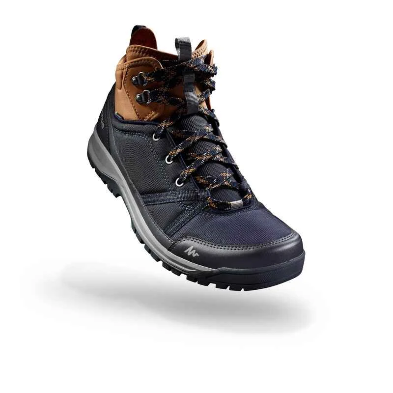 Quechua Chaussures De Randonnée Nature NH150 Mid Imperméable Bleu Marron Homme 4 Quechua Chaussures De Randonnée Nature NH150 Mid Imperméable Bleu Marron Homme – Image 2