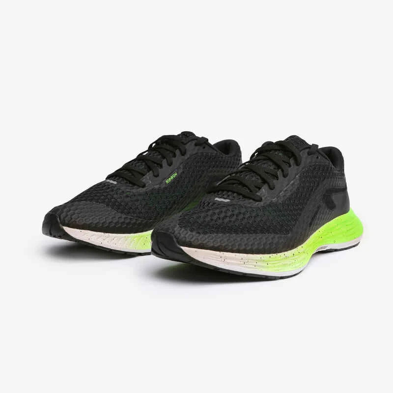 CHAUSSURES DE RUNNING HOMME DYNAMIQUE KIPRUN KD500 NOIR VERT 4 CHAUSSURES DE RUNNING HOMME DYNAMIQUE KIPRUN KD500 NOIR VERT – Image 2