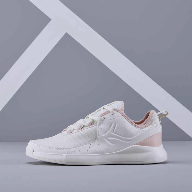 CHAUSSURES DE TENNIS FEMME ARTENGO TS 130 OFF WHITE ROSE 6 CHAUSSURES DE TENNIS FEMME ARTENGO TS 130 OFF WHITE ROSE â Image 4
