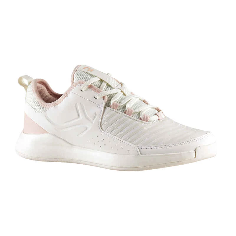 CHAUSSURES DE TENNIS FEMME ARTENGO TS 130 OFF WHITE ROSE 3 CHAUSSURES DE TENNIS FEMME ARTENGO TS 130 OFF WHITE ROSE