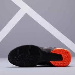 Artengo CHAUSSURES DE TENNIS HOMME TS500 NOIR ORANGE MULTI COURT -ProSportif Boutique chaussures de tennis homme ts500 noir orange multi court 3