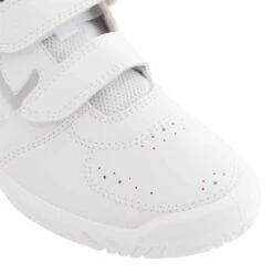 Decathlon Baskets à Scratch Enfant 17 Decathlon Baskets à Scratch Enfant -ProSportif Boutique chaussures enfant tennis ts100 grip blanc rose artengo 1