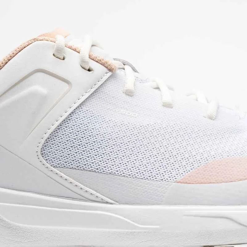 CHAUSSURE GOLF FEMME - WW500 BLANCHE ET BEIGE ROSÉ 7 CHAUSSURE GOLF FEMME - WW500 BLANCHE ET BEIGE ROSÉ – Image 5