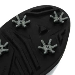CHAUSSURES GOLF HOMME SPIKE 500 BLANCHES / NOIRES -ProSportif Boutique chaussures golf homme spike 500 blanches slash noires 10