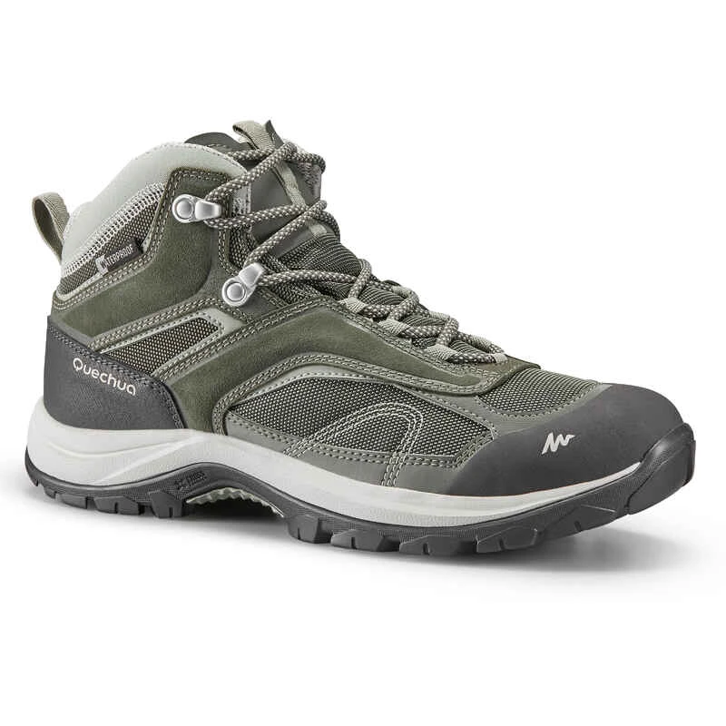 Quechua Chaussures Imperméables De Randonnée Montagne - MH100 Mid Khaki - Femme 3 Quechua Chaussures Imperméables De Randonnée Montagne - MH100 Mid Khaki - Femme