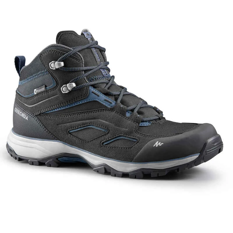 Quechua Chaussures Imperméables De Randonnée Montagne - MH100 Mid Noir - Homme 3 Quechua Chaussures Imperméables De Randonnée Montagne - MH100 Mid Noir - Homme