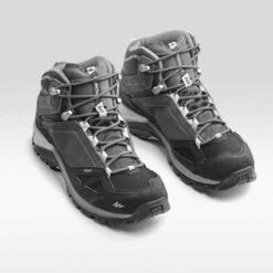 Quechua Chaussures Imperméables De Randonnée Montagne - MH500 Mid Gris - Homme -ProSportif Boutique chaussures impermeables de randonnee montagne mh500 mid bleuslashorange homme 3