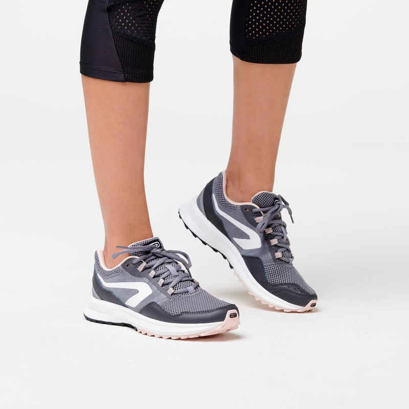 CHAUSSURES DE RUNNING FEMME KALENJI RUN ACTIVE GRIP GRIS ROSE 9 CHAUSSURES DE RUNNING FEMME KALENJI RUN ACTIVE GRIP GRIS ROSE – Image 7