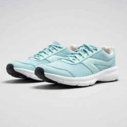 CHAUSSURES DE RUNNING FEMME KALENJI RUN CUSHION BLEU -ProSportif Boutique chaussures jogging cushion noir corail femme 2