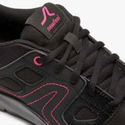 Chaussures Marche Active Femme HW 100 Noir / Rose -ProSportif Boutique chaussures marche sportive femme hw 100 noir slash rose 6