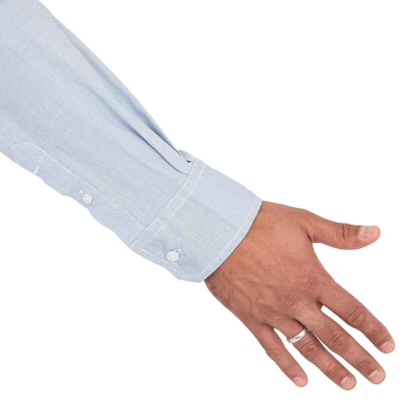 Tribord Chemise Bateau Homme SAILING 100 Bleu 9 Tribord Chemise Bateau Homme SAILING 100 Bleu â Image 7