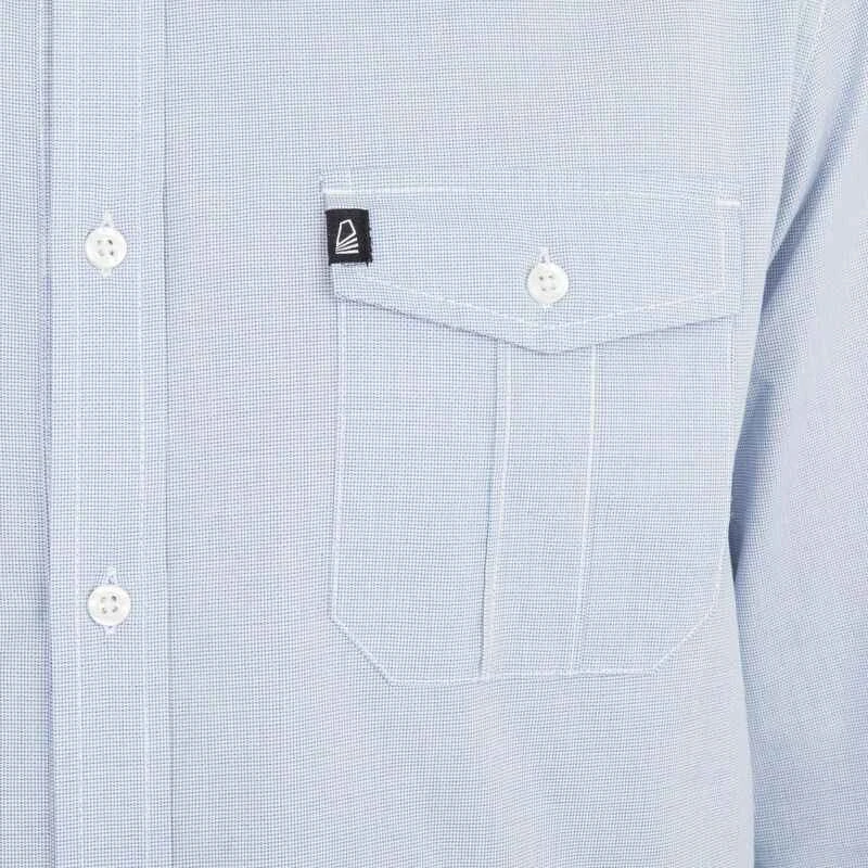 Tribord Chemise Bateau Homme SAILING 100 Bleu 10 Tribord Chemise Bateau Homme SAILING 100 Bleu â Image 8
