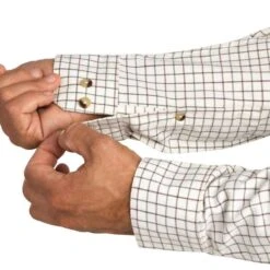 Chemise Chasse Coton Manches Longues Respirant Homme - 100 à Carreaux Blanc. 21 Chemise Chasse Coton Manches Longues Respirant Homme - 100 à Carreaux Blanc. -ProSportif Boutique chemise chasse coton manches longues respirant 100 a carreaux blanc 8