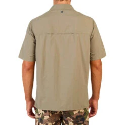 Chemise Manches Courtes Respirante Chasse Homme - SG100 Vert Clair -ProSportif Boutique chemise manches courtes respirante chasse homme sg100 vert clair 3
