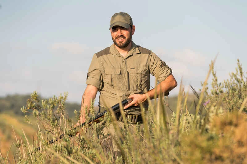 Chemise Manches Longues Légère Et Respirante Chasse Homme - 520 Kaki 6 Chemise Manches Longues Légère Et Respirante Chasse Homme - 520 Kaki – Image 4