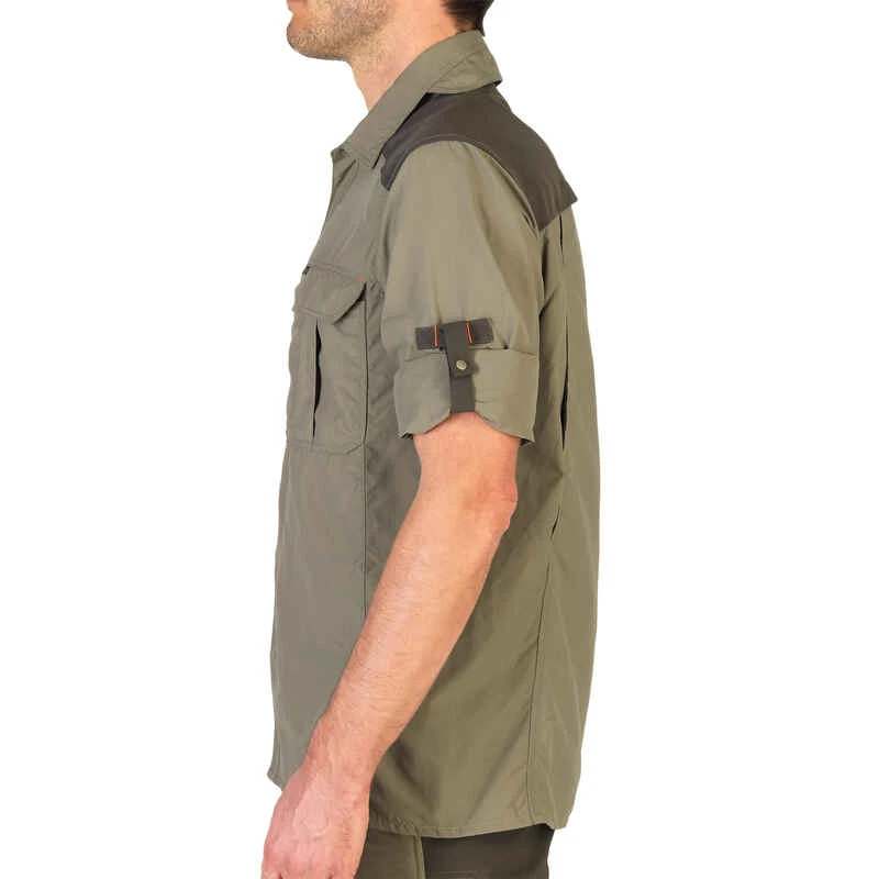 Chemise Manches Longues Légère Et Respirante Chasse Homme - 520 Kaki 7 Chemise Manches Longues Légère Et Respirante Chasse Homme - 520 Kaki – Image 5