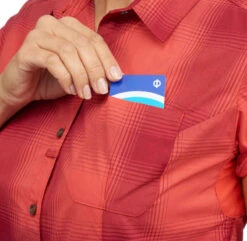 Quechua Chemises Manches Courtes TRAVEL 100 Femme Corail -ProSportif Boutique chemises manches courtes travel 100 femme corail 10