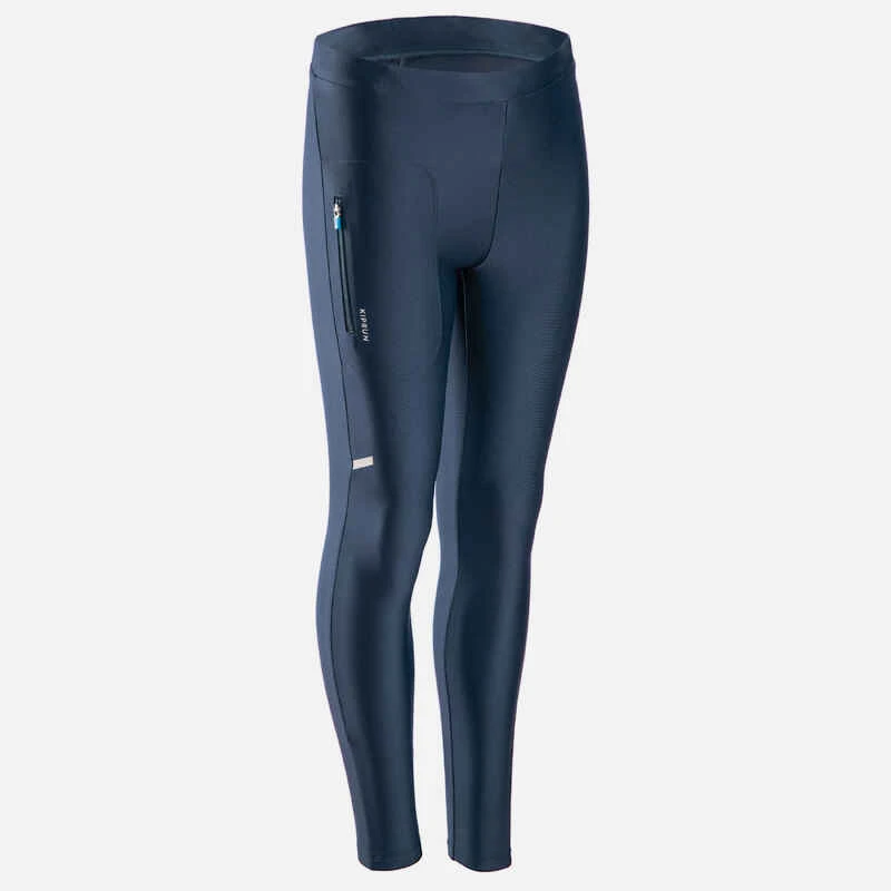 COLLANT DE RUNNING RESPIRANT ENFANT - KIPRUN DRY BLEU MARINE 3 COLLANT DE RUNNING RESPIRANT ENFANT - KIPRUN DRY BLEU MARINE