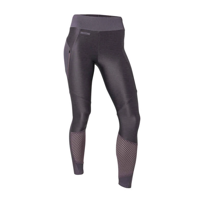 Kalenji Legging Long Running Respirant Femme - Dry+ Feel Violet 4 Kalenji Legging Long Running Respirant Femme - Dry+ Feel Violet – Image 2