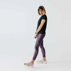 Kalenji Legging Long Running Respirant Femme - Dry+ Feel Violet 17 Kalenji Legging Long Running Respirant Femme - Dry+ Feel Violet -ProSportif Boutique collant running run dry feel noir femme 2