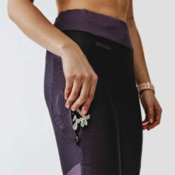 Kalenji Legging Long Running Respirant Femme - Dry+ Feel Violet 20 Kalenji Legging Long Running Respirant Femme - Dry+ Feel Violet -ProSportif Boutique collant running run dry feel noir femme 5