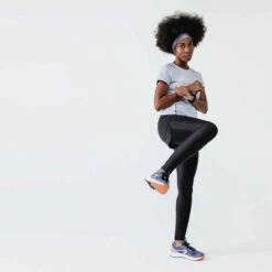 Kalenji Short Running Legging Intégré Femme - Dry + Noir -ProSportif Boutique collant short 2 en 1 running run dry noir femme 3