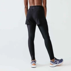 Kalenji Short Running Legging Intégré Femme - Dry + Noir -ProSportif Boutique collant short 2 en 1 running run dry noir femme 5