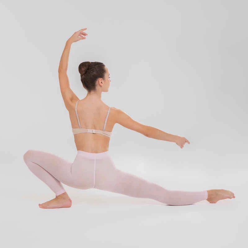 Collants De Danse Classique Sans Pieds Roses Fille 4 Collants De Danse Classique Sans Pieds Roses Fille – Image 2